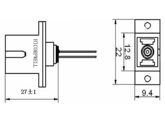 1100nm-1650nm de Fotodiode van klein Gebiedsingaas met InGaAs-het Type van Sc van de Detectorspaander